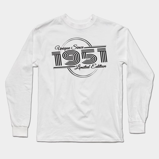 Unique since 1951 Limited Edition Long Sleeve T-Shirt by HBfunshirts